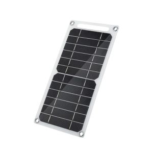 30W Solar Panel With USB Waterproof Outdoor Hiking And Camping Portable Battery Mobile Phone Charging Bank Charging Panel 6.8V