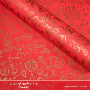 MINGZHUO | Large Special Occasion Gift Wrapping Paper Red