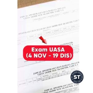 [ST] SASBADI 2025 : KERTAS PERSEDIAAN UASA JADUAL SPESIFIKASI UJIAN TAHUN 456 & TINGKATAN 123