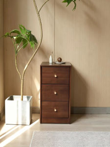 Solid Wood Storage Tall Slim Side Cabinet 30cm