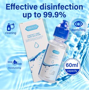 Contact Lenses Solution Nursing Borneol 60ml for Eyes Contact Lenses Water Pupil Cleaning Health Care Lenses Solution