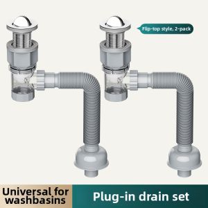 Anti-clogging Anti-odor Space-saving Drainage Stopper
