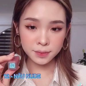 Son kem lì màu hồng Dolly super matte son kem lì không chì bền màu lâu trôi <Màu Nâu nude>