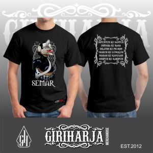 Kaos wayang golek SEMAR / kaos wayang golek Giri Harja / Kaos wayang golek sunda /kaos tangan pendek