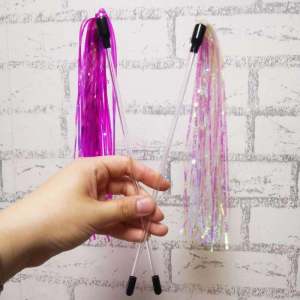 DIY Cat Teaser Magic Color Sound Note Tassel Bucket Cat Toy Handmade Cat Supplies Materials Accessories