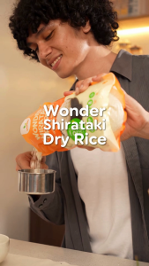 Wonder Health Dry Shirataki Rice in 100G | Low Carb Source of Fiber Rice Alternative