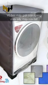 Vỏ bọc máy giặt cửa ngang  áo bọc máy giặt cửa trước tấm phủ máy giặt chống mưa nắng