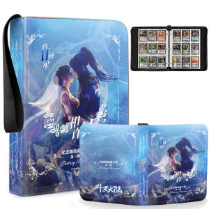 Douro Continent Large Capacity Card Album Loose Leaf Leather Anime Surrounding Card Holder Cartoon Collectible Trading Cards