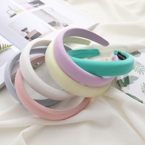 Korean Broad Brim Sponge Hair Band Women Elegant Hair Decorate Headband Girl Hair Hoops Sweet Headwear Fashion Hair Accessorires