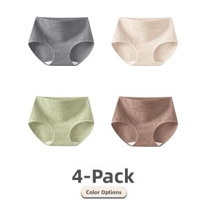 MiiOW | High-Waist Abdomen-Increasing Womens Underwear Pure Cotton Antibacterial Triangle Pants Postpartum Recovery Special Panties