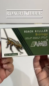 Cockroach Killer AMB Biological Bait Tablets – Roach Killer for Home Kitchen Toilet & Sink Area