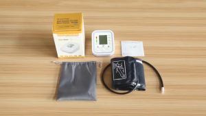 Intelligent Digital Arm Blood Pressure Monitor 2.0-inch LCD Display Electronic Smart Voice BP Monitor Tonometer