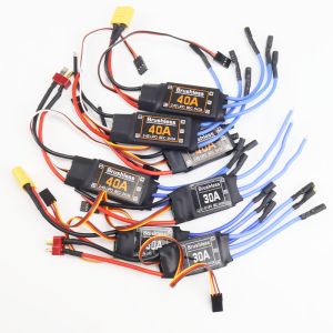 Bộ Điều Khiển Tốc Độ ESC Không Chổi Than 40A/30A Với 5V 3A UBEC Cho Máy Bay RC FPV Máy Bay Trực Thăng F450 F550 S500 2-4S XT60