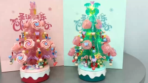 (Có Hộp) Mô Hình Đồ Chơi Lắp Ráp Noel Giáng Sinh Mô Hình Lắp Ghép Cây Thông Noel Xếp Hình Cây Thông Quà Tặng Giáng Sinh