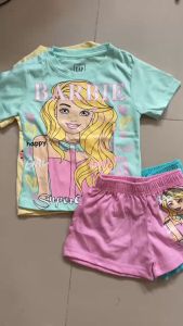 (11-40kg) đồ bộ bé gái - thun coton GAP chính phẩm mẫu tay ngắn quần đùi hình in siêu cưng -1011