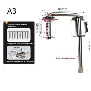 Durable Stainless Steel Door Latch Lock 90 Degree Gate Latch Safety Anti Theft