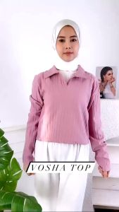 MODIS - Vosha Hornet Knit Top / PAKAIAN WANITA / ATASAN WANITA / BLOUSE / BLUS