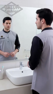 Baju Koko Pria Lengan 3/4 Terbaru Baju Koko Long Slevee Agam Premium Quality