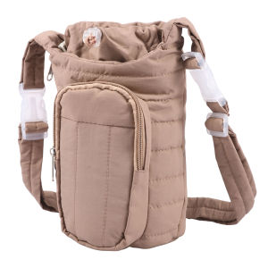 Portable Water Bottle Carrier Bag Gym Crossbody Water Cup Bag with Phone Pocket for Stanley Tumbler Water Bottle Holder Pouch