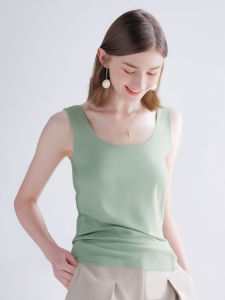 UPcosy | Modal Seamless Sleeveless Top for Summer Broad Shoulder Strap
