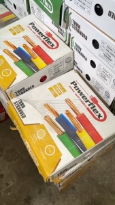 Powerflex Stranded Wire #14 #12 #10 #8 #6 #4 #2 Random Color Thhn Wire Locally Made 150M Per Box