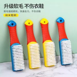 Chổi Giày Nhỏ Gọn Bằng Nhựa Nano Lông Cứng Chổi Giặt Đồ Dùng Cho Gia Đình Không Làm Hỏng Giày Chổi Silicon Dùng Để Giặt Quần Áo