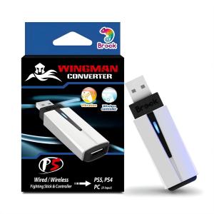 Brook Wingman P5 Wireless Converter for PS5/PS4/PC Game Console Supports Xbox/PS5/Switch Pro/PS4 Controllers