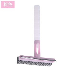 【现货Ready Stock】Handle Cleaning Brush Window Cleaner Double Side Wipe Glass Squeegee with Cleanser Spray Bottle喷雾玻璃刮水器