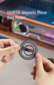 ของแท้ UGREEN Magnetic แหวนแม่เหล็ก โลหะผสมสังกะสี ปรับได้ สําหรับ iPhone Xiaomi Samsung Huawei Honor Vivo