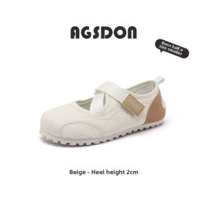 Agsdon | Mary Jane Style Buckle Shoes Closure Chunky Head Commuter Sport 1