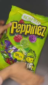 ROSHEN PEPPINEZ - SOUR FRUIT FILLED CANDIES { 300G 500G 900G }