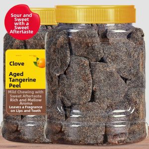 Preserved Old Tangerine Peel Dried Fruit Sweet and Salty Snack for Office Immediate Consumption or Water Soaking