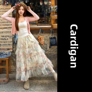 Karrar betsey | Korean Style Gentle Age-defying Vacation Long Dress Set