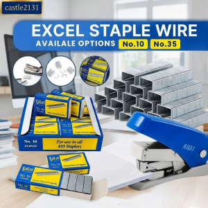 Excel Chisel Point Staple Wire 1 Box Heavy Duty Staples for Office School Home