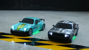 Xe Điều Khiển Có Điều Tốc Fayee RC Mini Drift Mustang GT 1:24 4WD Tốc Độ Cao +30km/h có đèn trước sau