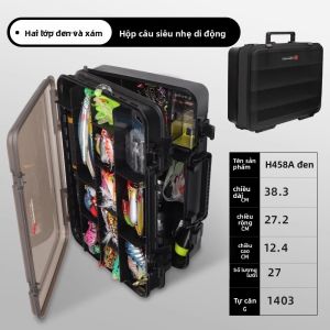HISTAR | Hộp đựng câu lưỡi chinh phục tiện dụng HSD Hastra Đa năng Hộp đựng phụ kiện lưỡi giả hai lớp di động cầm tay Hộp đựng dụng cụ đi câu