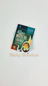 Buku Saku Islam 40 Inti Materi Tauhid Pustaka Arafah Buku Motivasi Islami Akhlak Dan Aqidah Lengkap