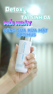Sữa rửa mặt Optimus Thanh Mộc Hương giúp làm sạch sâu dịu nhẹ sáng da ngừa mụn 120ml