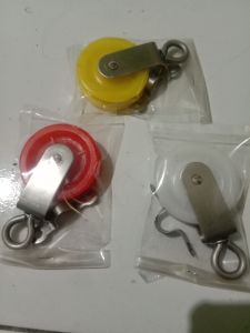 puly katrol stainles dengan roda plastik bahan ori