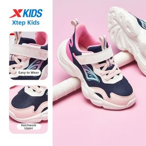 XTEP | Magic Tape Mesh Breathable Girls Shoes