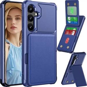 For Samsung Galaxy S25 S24 S23 S22 S21 Ultra Plus FE A56 A36 A26 A55 A35 A54 A34 Wallet Cover with Card Bracket Slot Phone Case