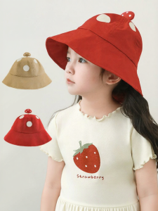 YOEHYAUL | Sun Protection Hat With Mushroom Decorations