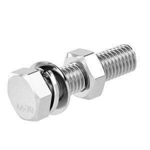 GUWANJI | Stainless Steel Hex Bolts Nuts and Washer Combination