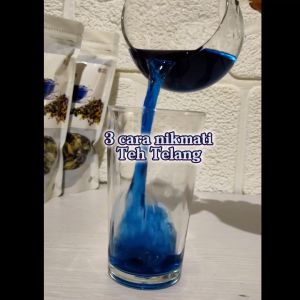 Bunga Telang Kering (Butterfly Pea) untuk Teh Herbal