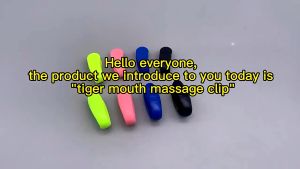 Magnetic Finger Joint Tiger Point Massage Clip Hand Meridian Massager Acupressure Clip for Thumbs Headache Blood Circulation Acupressure Hand Pressure Point Clip Wearable Hand LI4 acupressure Point Acupressure Massager for Tension Anxiety Relief Stress