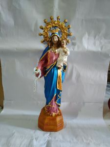 Our Lady of Holy Rosary (15 inches)/Fiberglass