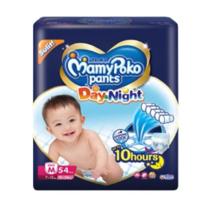 MamyPoko Day and Night Pants Baby Diapers Medium 54