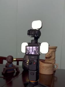 Minifocus | Minifocus Osmo Pocket 3 4 Mini Led Light Magnetic Fill Video Selfie Light For DJI Osmo Pocket 3 4 Rechargeable Auxiliary Lightin