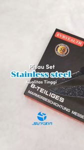 SUNXIN 6 Pcs Pisau Set Kualitas Tinggi Stainless Steel Multifungsi SG9200/ Alat Dapur Knife Set High Quality
