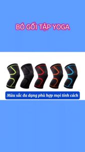Bộ Bó Gối Tập Gym 14x 26cm Đàn Hồi Chất Lượng  Tập Yoga Hỗ Trợ Giảm Đau Và Tăng Sự Thoải Mái Trong Tập Luyện